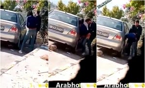 خول بينيك صاحبته في الشارع و واحد يصورهم قلعها و نتش ظبره فطيزها خلفي