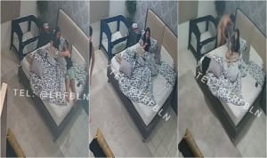 سكس خليجي ياخد صاحبته في الفندق عاوز يقلعها و ينيكها و هي خايفه ينيكها و يجيبهم فكسها