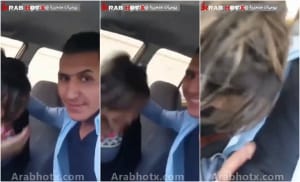 خول يصور خطيبته في العربيه و هي عماله تمصله بلوجوب زي اللبوه هيجان عاوز يبله